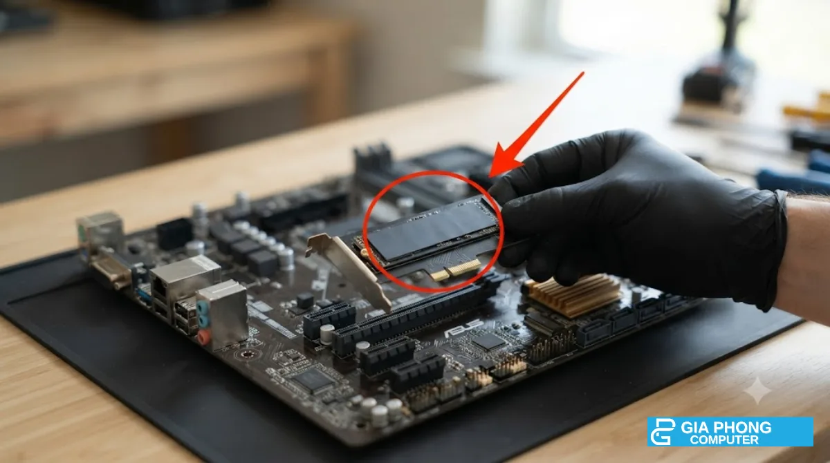 Card chuyển PCIe sang M.2 cho PC cũ