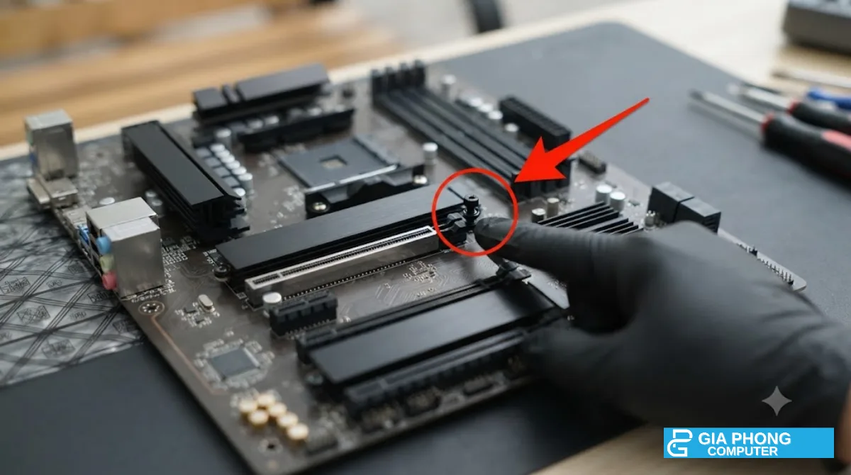 Khe M.2 trên mainboard