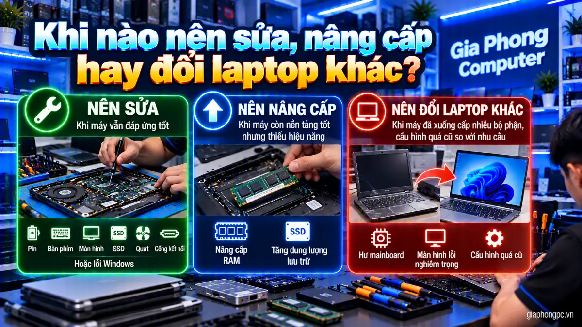 Sửa laptop tại TPHCM tại Gia Phong Computer
