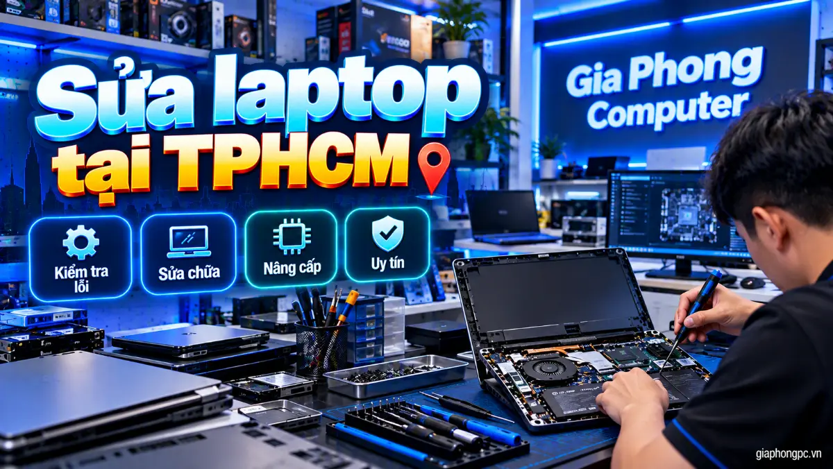 Sửa laptop tại TPHCM thường gặp những lỗi nào