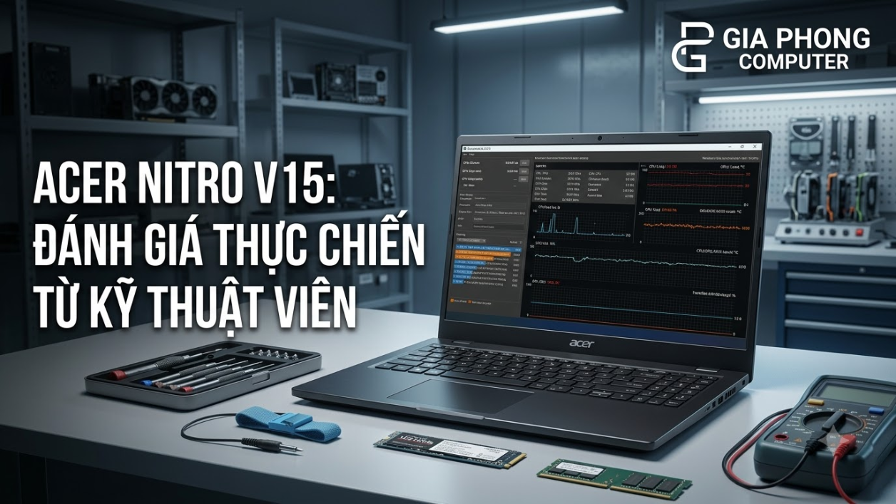 Acer Nitro V15: Đánh Giá Thực Chiến Từ Kỹ Thuật Viên