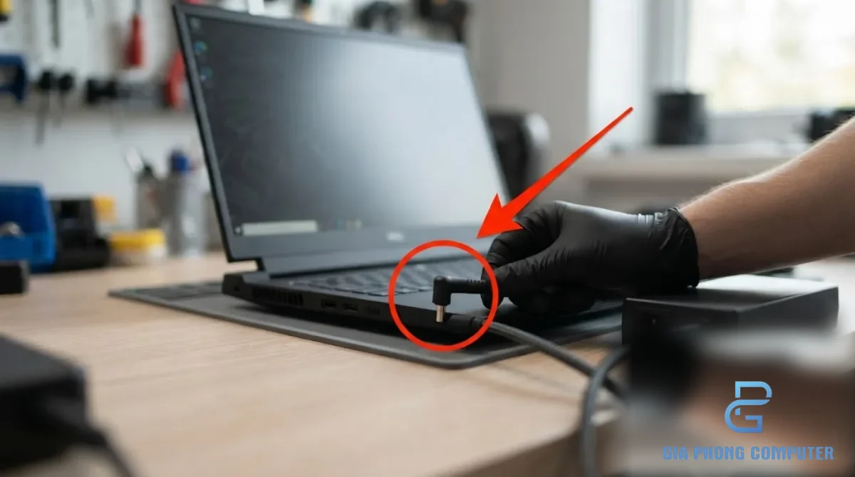 Cắm sạc khi chơi game để tăng FPS laptop