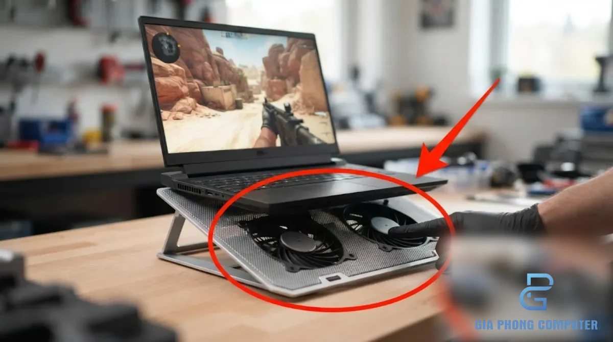 Đế tản nhiệt giúp laptop mát hơn