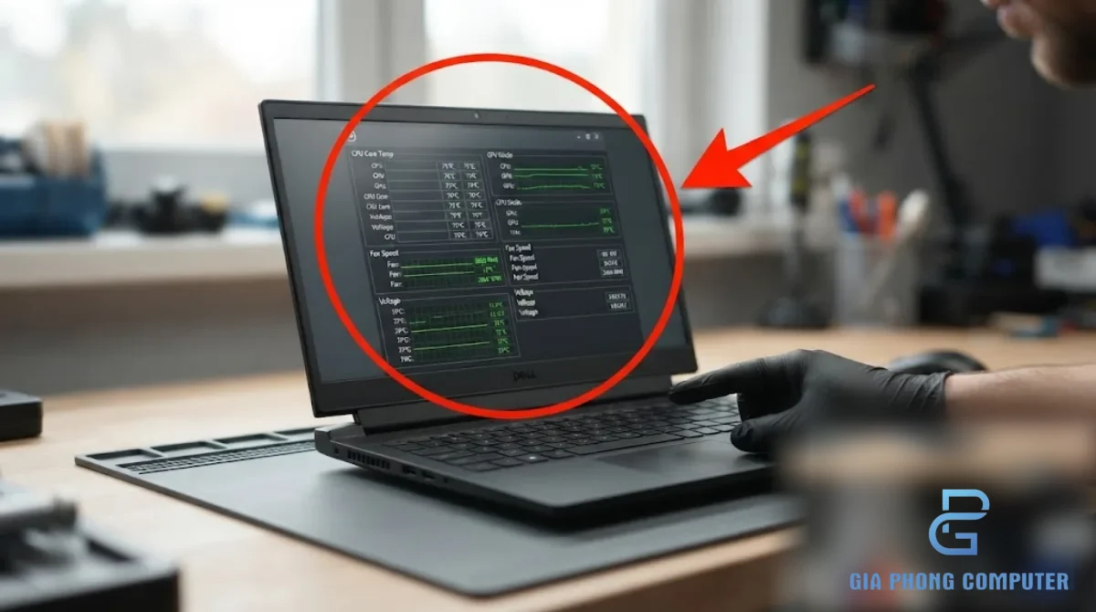 Kiểm tra laptop chơi game bị giật