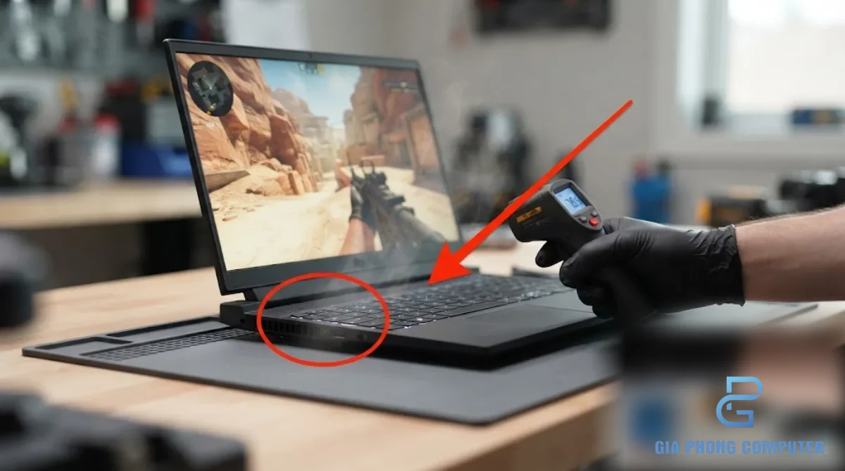 Laptop nóng làm tụt FPS