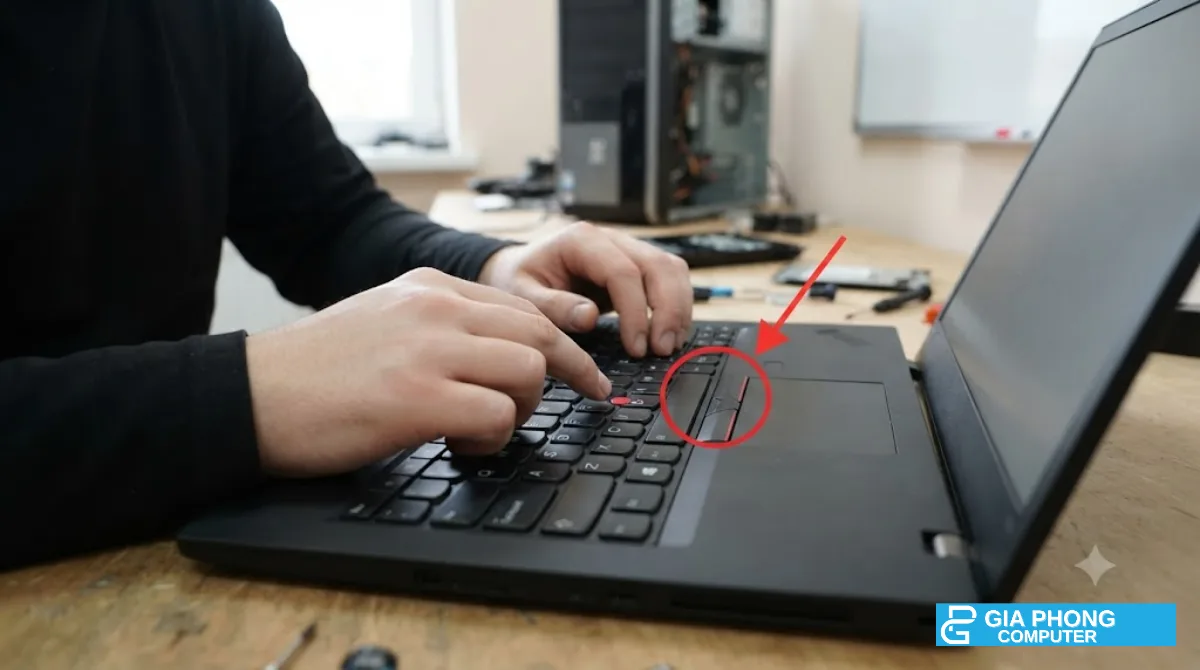 Bàn phím TrackPoint và touchpad ThinkPad T14 cũ