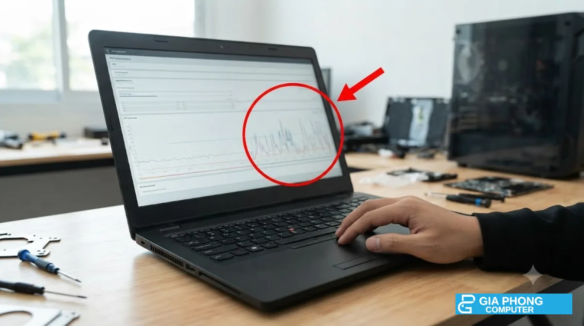 Hiệu năng ThinkPad T14 Gen 2 cũ khi chạy benchmark