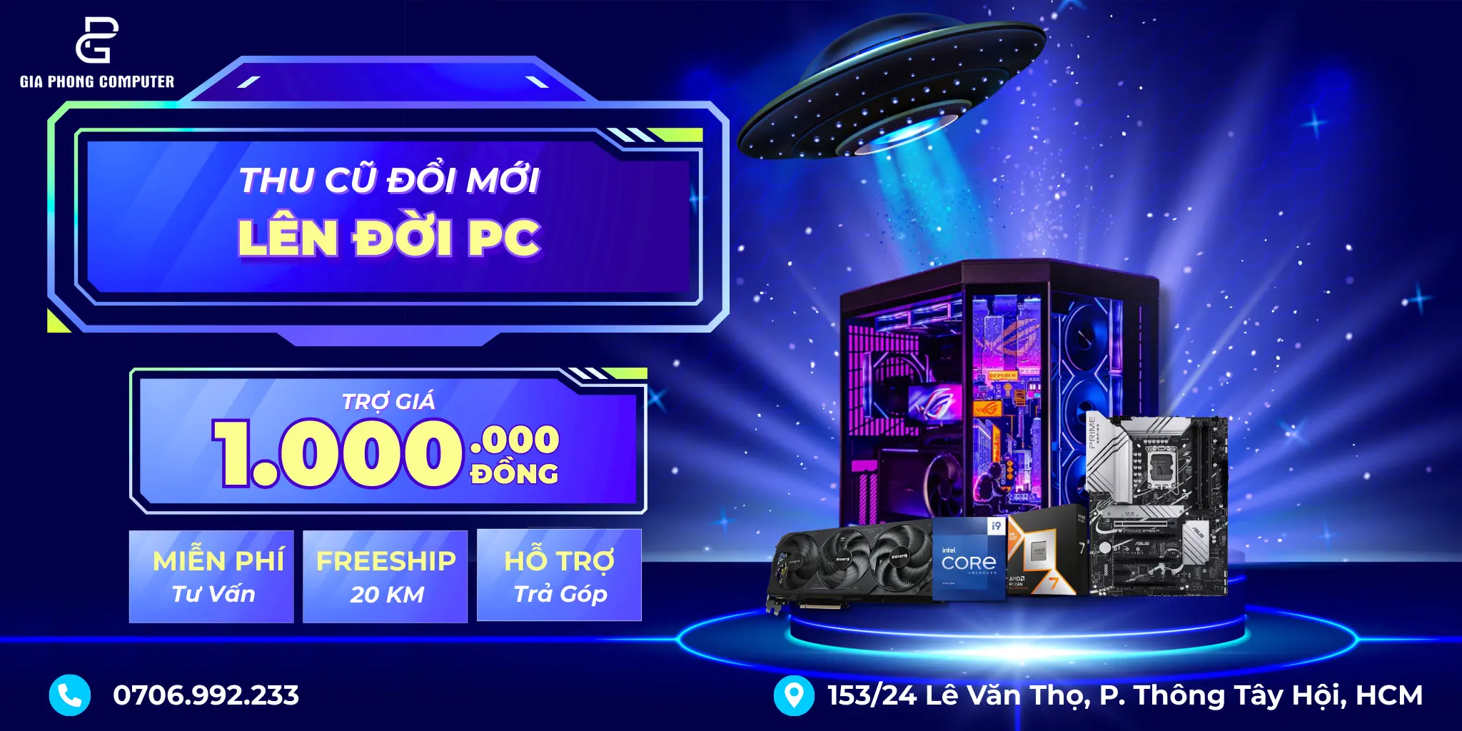 thu mua máy tính cũ tại Quận Bình Thạnh