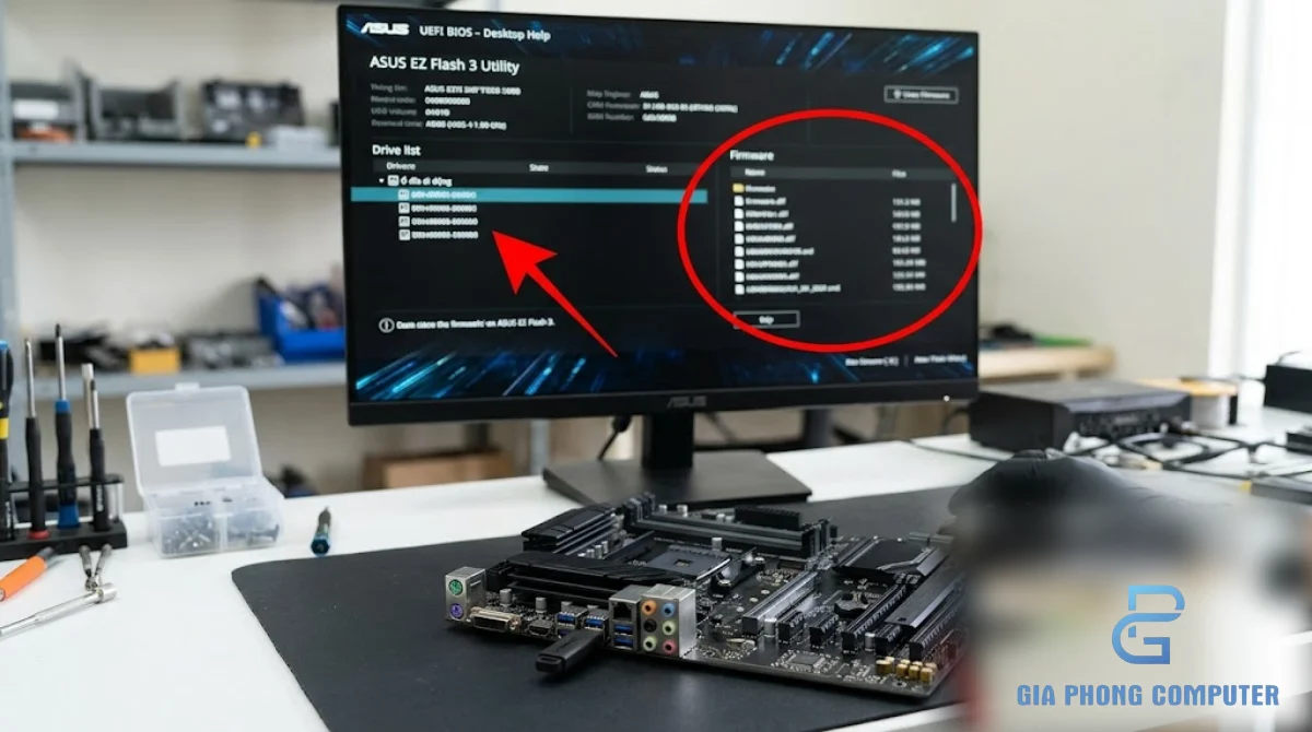 Cập nhật BIOS ASUS bằng công cụ EZ Flash 3 trong UEFI