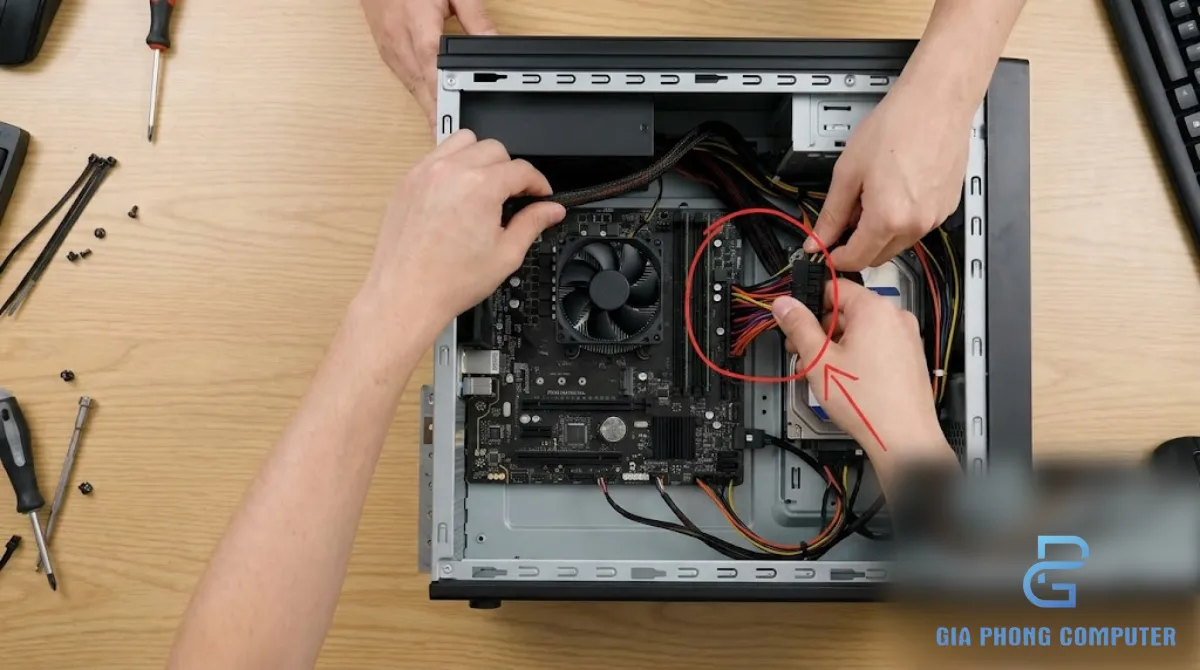 Ví dụ 1: PC văn phòng dùng đồ họa tích hợp – nguồn máy tính bao nhiêu w là đủ
