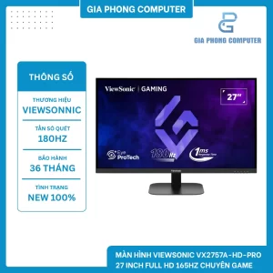 Màn hình gaming ViewSonic VX2757A-HD-PRO 27 inch Full HD 180Hz
