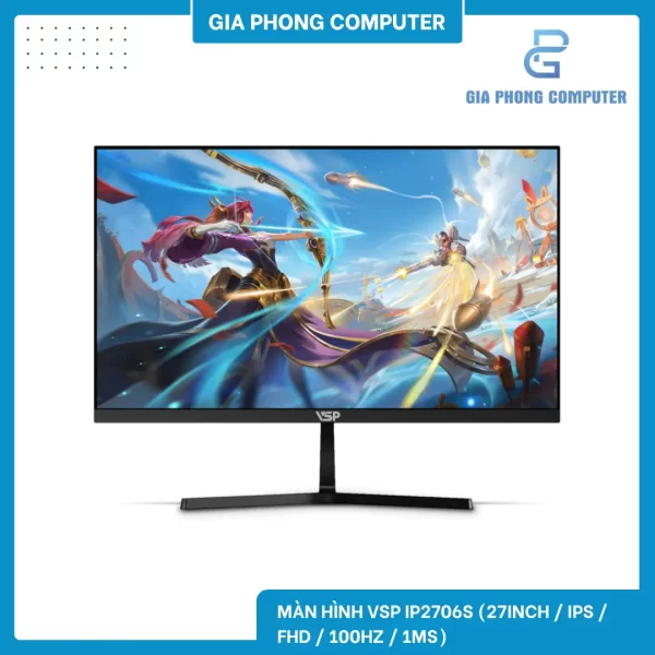Màn hình VSP IP2706S (27inch / IPS / FHD / 100Hz / 1ms)