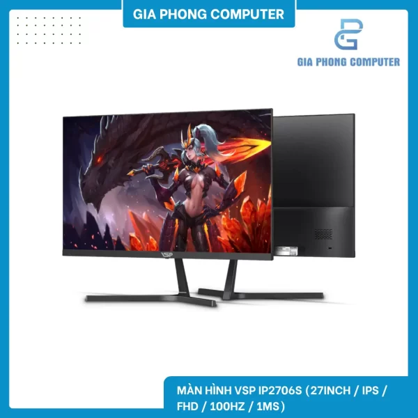 Màn hình VSP IP2706S (27inch / IPS / FHD / 100Hz / 1ms)