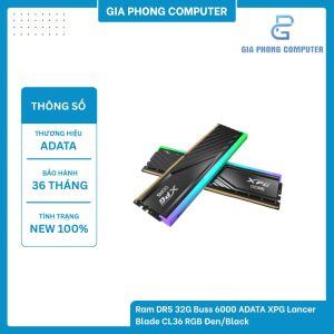 RAM DDR5 32GB Bus 6000 ADATA XPG Lancer Blade