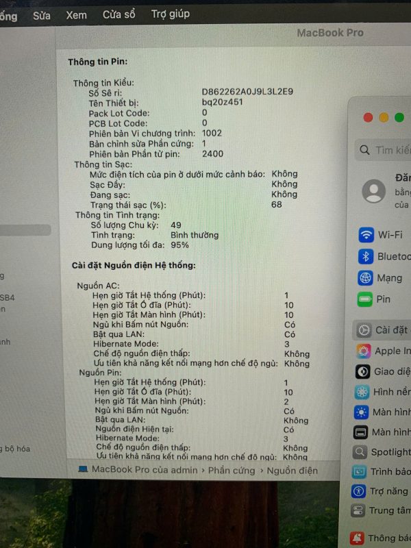 Macbook Pro M2 / 8Gb / 512Gb - 13 inch 2022 - Likenew